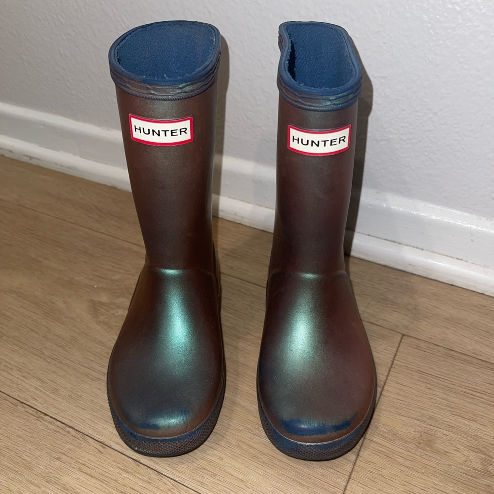 Kids Hunter Rain Boots Size 10